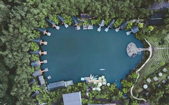 Eco-resort concept render